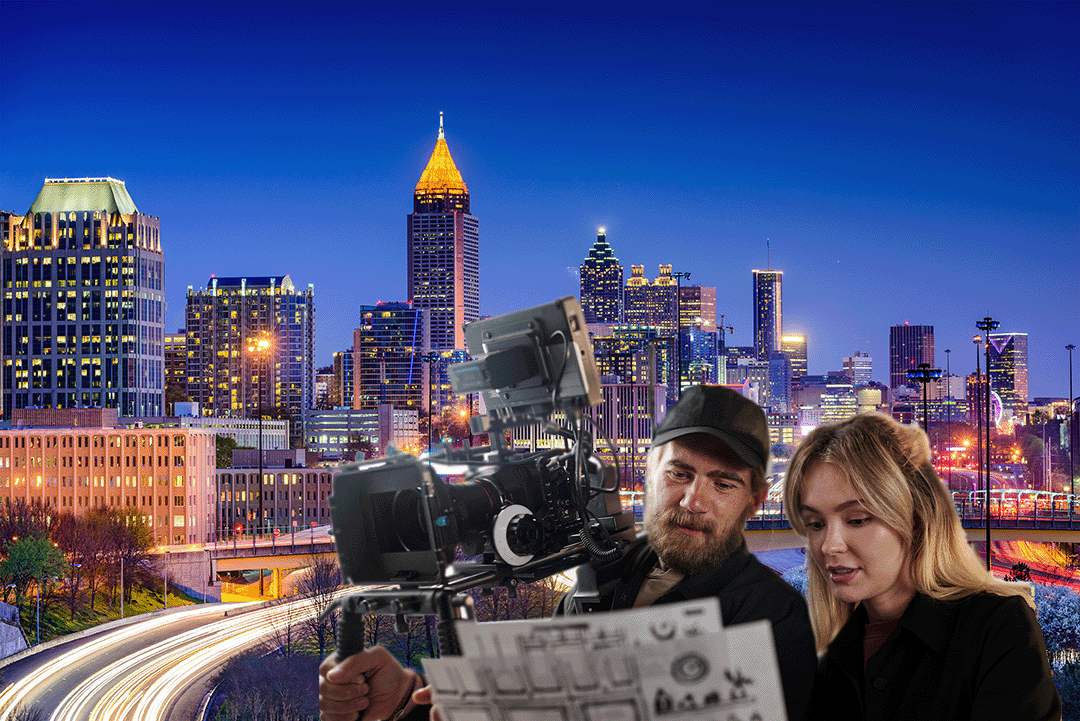 Production Crew Filming in Atlanta